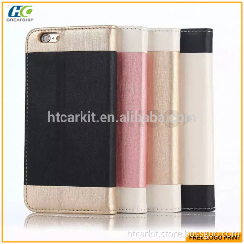 Low price China Mobile phone case For iphone 6s case pu leather cover wholesale High quality